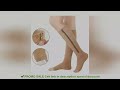 Compression Socks Men Women Support Knee Zipper Female Open Toe Thin Anti Fatigue Stretchy Sox High