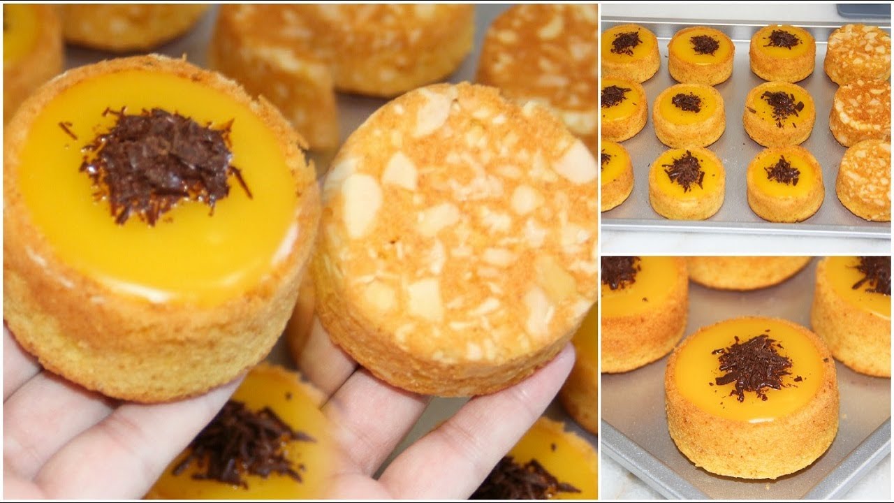 مستحيل تجربيهم ومتعوديهمش👌حضريهم في آخر لحظة خفاف وهشاش /ميني كيك بكريمة البرتقال