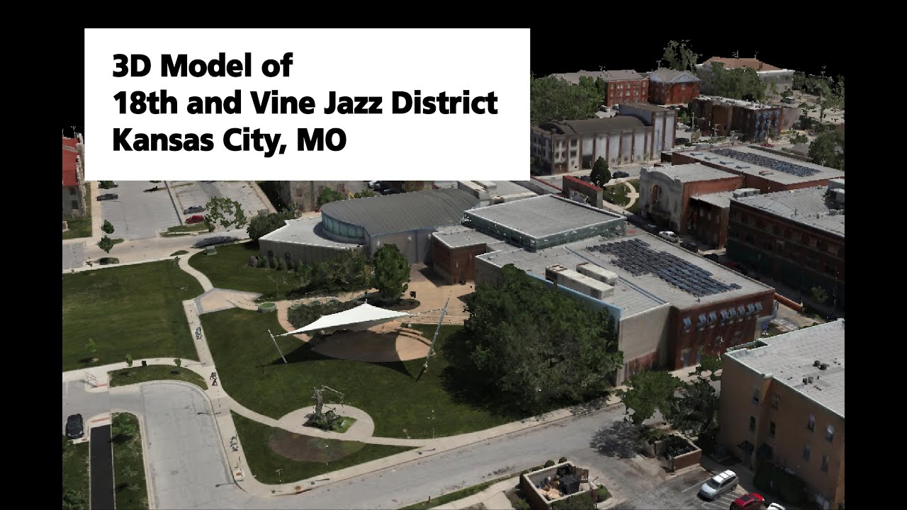 3D Model of 18th and Vine Jazz District