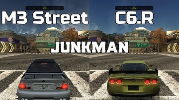BMW M3 GTR Street vs Chevrolet Corvette C6.R - NFS MW Redux V3 - WHICH IS FASTEST ?