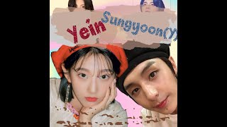 LOVELYZ'S YEIN x GOLDEN CHILD'S SUNGYOON moments