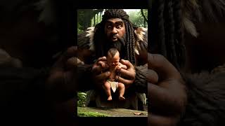 #BabyComfort #GiantCare #TenderMoment #6SecondStory #TribalLife