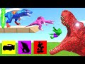 Indominus rex vs godzilla heisei carnotaurus vs allosaurus who can surviver 