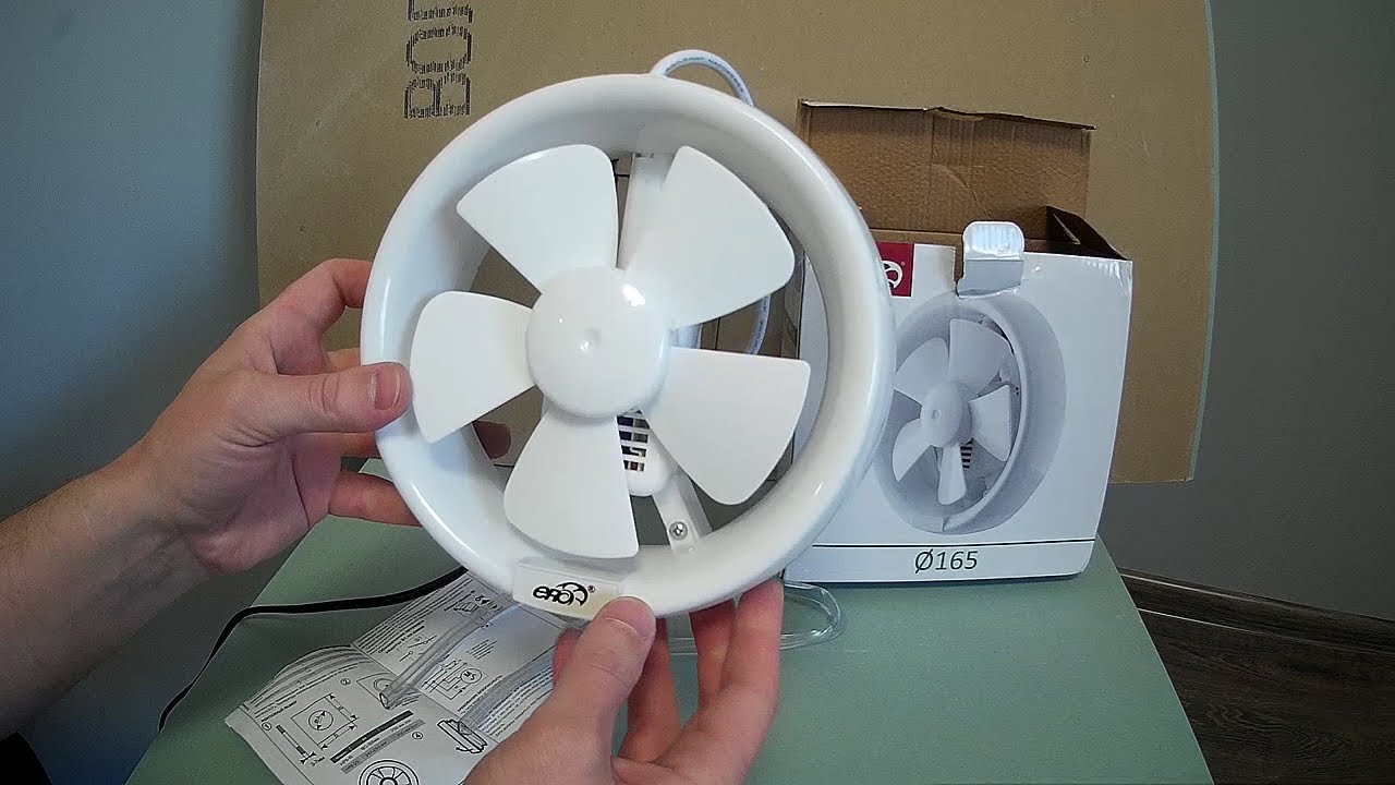 Оконный вентилятор ERA HPS 15 - YouTube