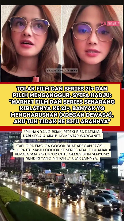 SYIFA HADJU T0L4K Film 2️⃣1️⃣  😱 Pilih NG4NGGUR Daripada Ad3g4n D3w4s4‼️ “Aku Gak ke Situ Arahku”