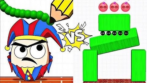 Hide Ball Logic Puzzle Game VS Draw to Smash Game/Level up#drawtosmash #hideball