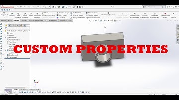 Solidworks beginners tutorial #43 - Custom Properties in Hindi