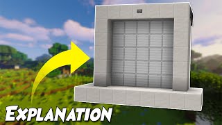 Minecraft | 5x5 Piston Door Explanation [Honey Blocks!]