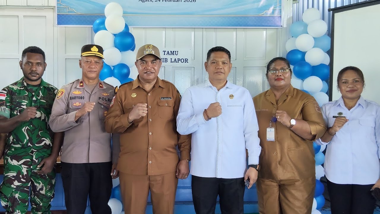 Wakil Bupati Asmat|| Membuka Grand Opening Launching Makanan Bergizi Gratis Tame Ayetu 