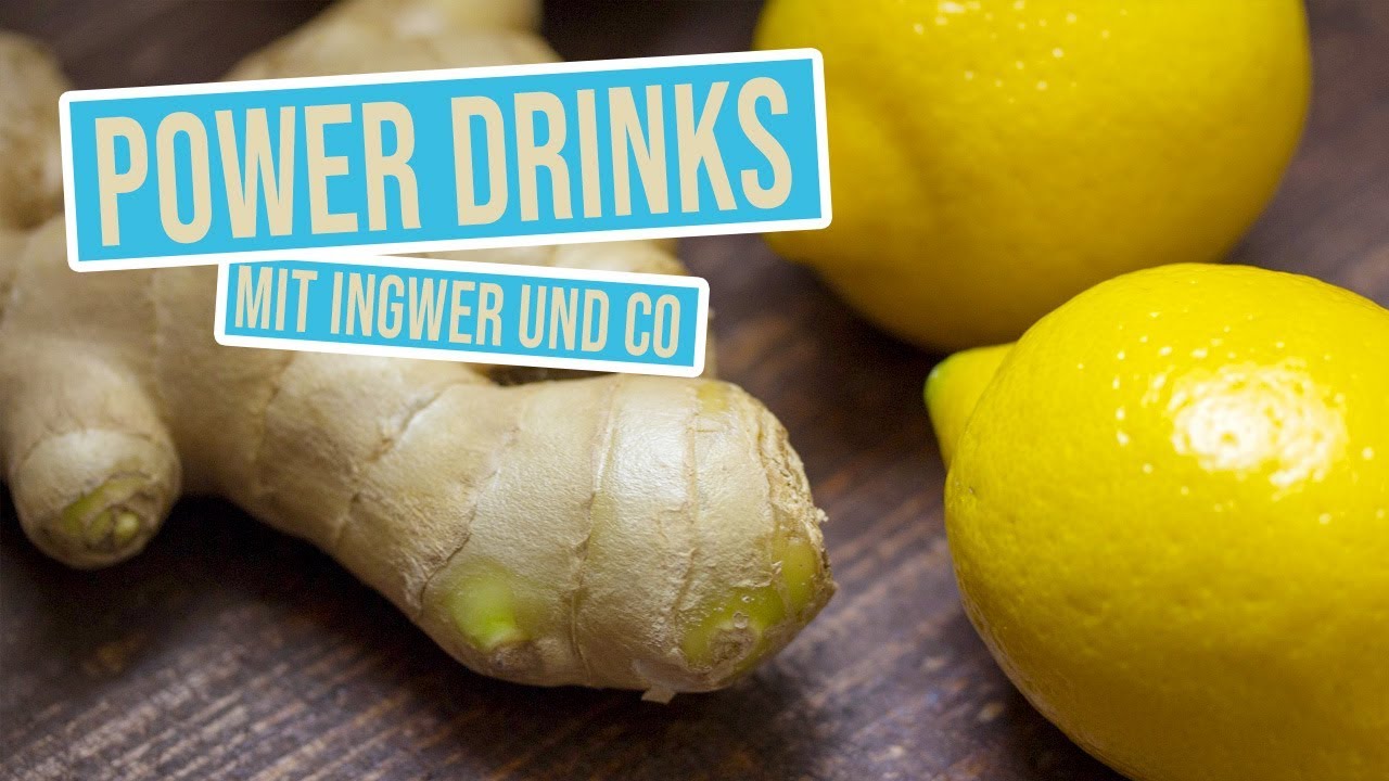 3 Ingwer Power Drinks | Stärkende Getränke, Erkältung vorzubeugen - YouTube