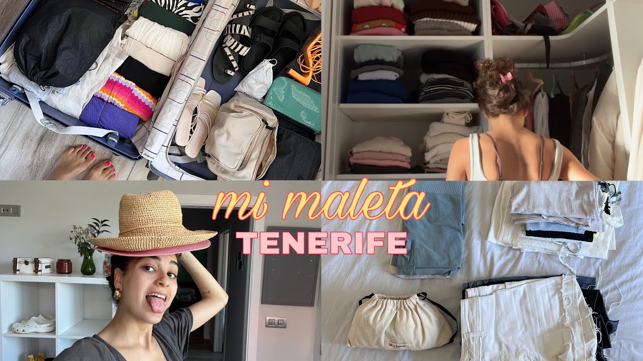 haciendo mi maleta para Tenerife y contándoos mi vida🌴👙🌞| Cande Sánchez