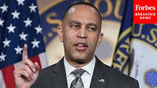 JUST IN: Hakeem Jeffries Blasts Trump, GOP Amid Partial Government Shutdown Over DHS Funding