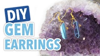 Easy DIY Gem Earrings - HGTV Handmade
