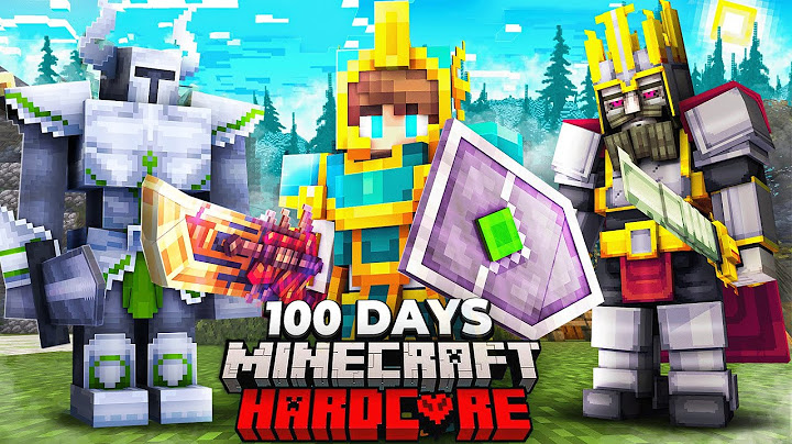 I Survived 100 Days as a DUNGEON HUNTER in Minecraft Hardcore!