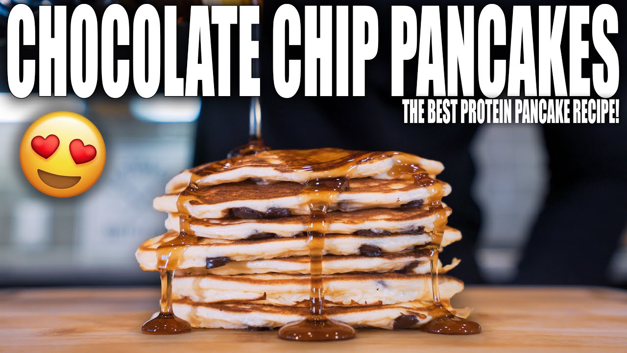 ANABOLIC CHOCOLATE CHIP PANCAKES The BEST Fluffy Protein Pancake