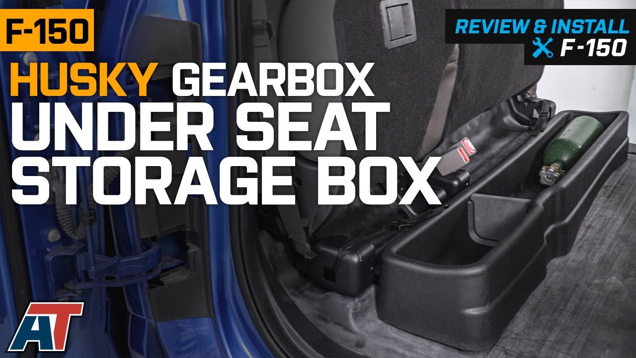 2015-2019 F150 SuperCab Husky Gearbox Under Seat Storage Box Review & Install