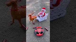 remote control Rc Duita santa claus sleigh and Reindeer Gift unboxing