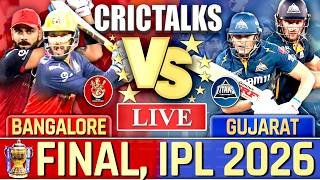 Ipl  Rcb Vs Gt Final Ipl 2026  Cricket Score Commentary 2nd Inn  Match Today