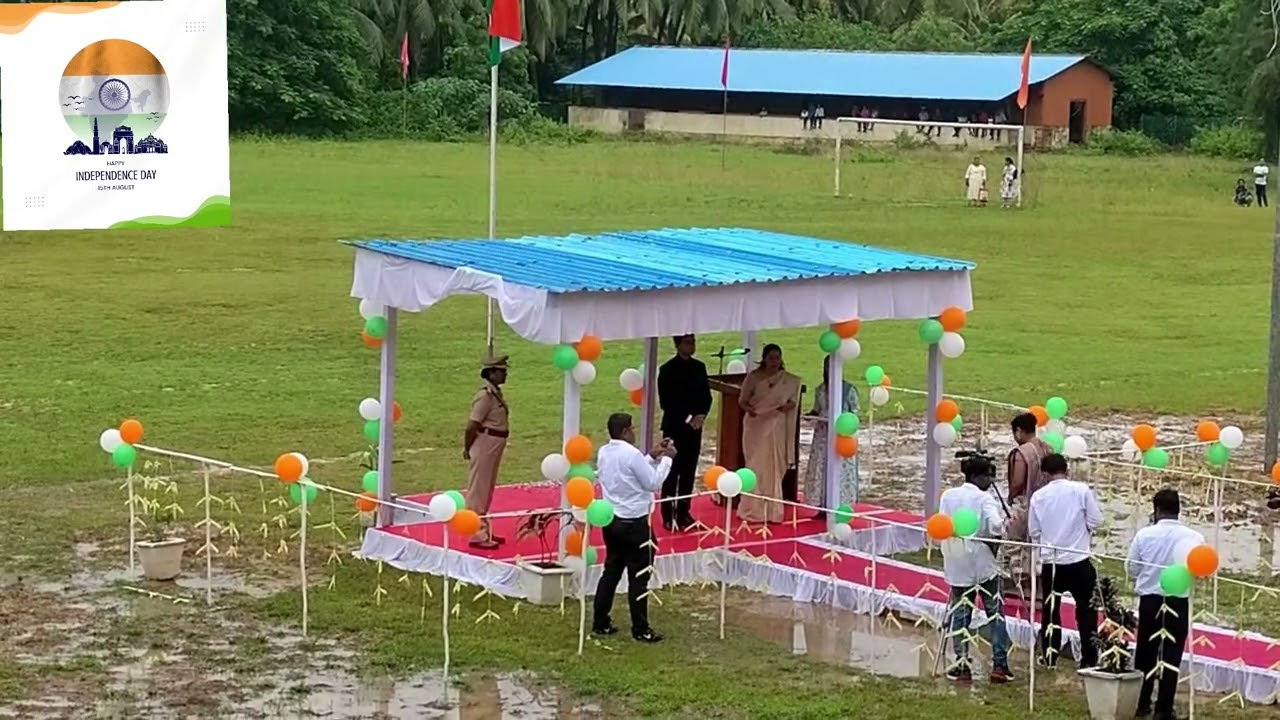 The 79th Independence Day of India in Car Nicobar was celebrated at the (BJR) Stadium, Tamaloo