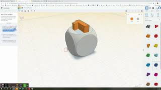 Tinkercad Dice Drawing Tutorial