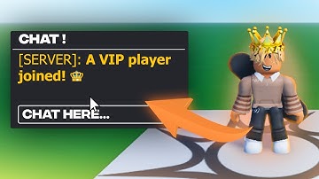 VIP Player JOINED Chat MESSAGE - Roblox Studio Tutorial (Model) 👑