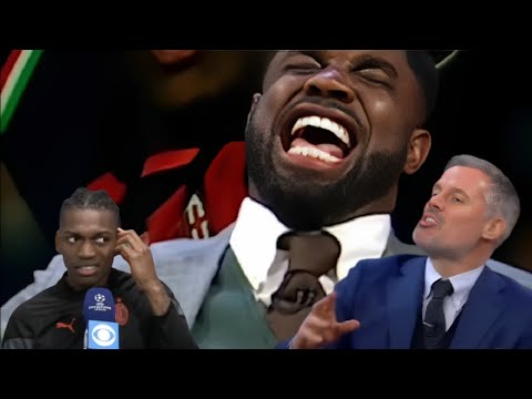 Jamie Carragher Makes Micah Cry With Laughter | Rafael Leao