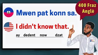 400 Fraz Anglè 🇺🇸 Ameriken Yo Plis Itilize Lè Yap Pale Ak Moun 