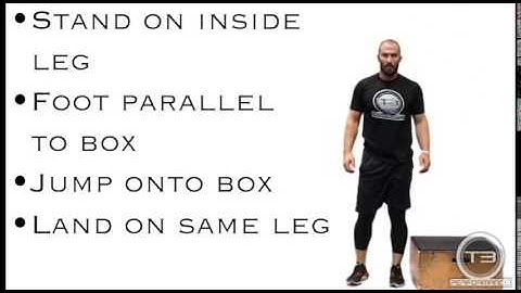 Single Leg Lateral Box Jump Medial