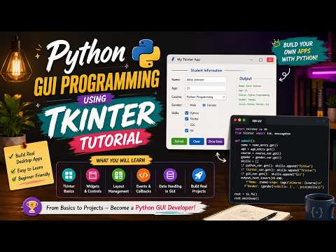 Python Tkinter | Python GUI Programming Using Tkinter Tutorial
