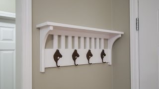 More info in the build article here: http://jayscustomcreations.com/2015/12/mission-style-coat-rack/ A quick and easy coat rack that ...