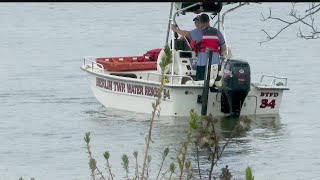 Helicopter joins search and rescue crews out at Lake Milton for missing kayaker
