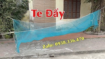 Te Đẩy ( Xiếc Đẩy ): Tôm, Tép, Xúc Vớt Cá Trong Đám Lục Bình.