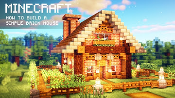 Minecraft: How to Build a Survival Simple Brick House