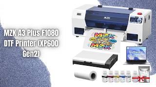 MZK A3 Plus F1080 DTF Printer Review | 2X Faster XP600 Gen2 Printhead + Auto Maintenance!