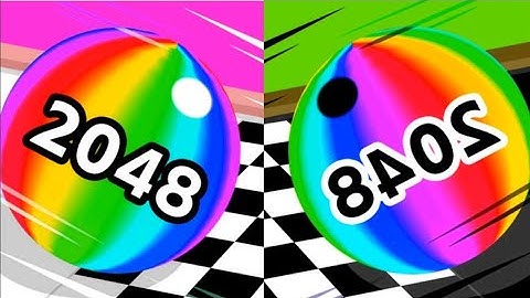 Ball Run 2048 vs Reverse Game Play_Part_124_ios, Android new update#ballrun2048 
