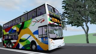 永巴49A線，北灘巴士總站→陽光碼頭巴士總站，#enviro500 #dennistrident #新巴5505 #陽光群島 #歐盟四型環保巴士