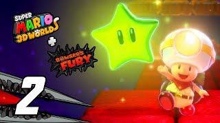 Super Mario 3D World - Gameplay Walkthrough Part 2 (Nintendo Switch)