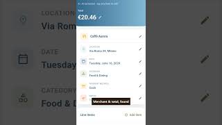 Scan Any Receipt → Auto Expense Tracking with AI #Shorts
