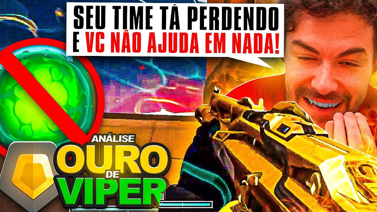 Analisei uma VIPER que NÃO AJUDA o time em NADA no OURO 1 - f0rsaken análises