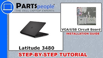 Dell Latitude 3480 (P79G001) VGA/USB Circuit Board How-To Video Tutorial