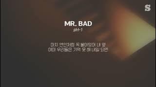 pH-1 - MR. BAD (Feat. 우원재) 가사ㅣLyricㅣsmay