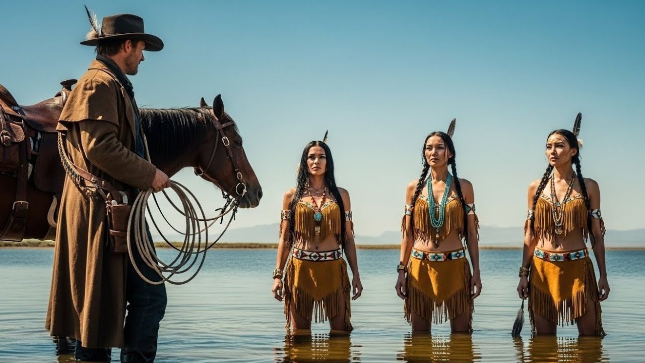 “You Saw Us Bathing In The Lake Now You Have To Marry Us" Said The Three Apache Beauties | Wild West