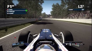 F1 2012 Demo - Race Lap around Monza