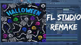 [Free FLP] Halloween - Wolfpack x Bassjackers x Baba Yega | FL STUDIO 12 Remake