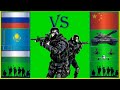 Россия Казахстан Узбекистан VS Китай Сравнение армии и вооруженных сил