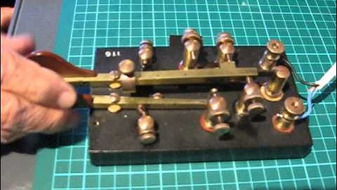 The original Piergraph morse key