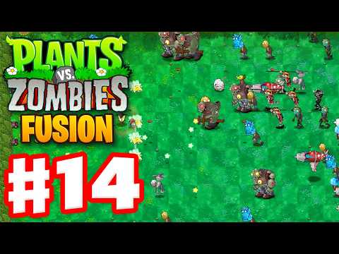 Plants vs. Zombies: Fusion - Gameplay Walkthrough Part 14 - 12 Lanes of Pain!