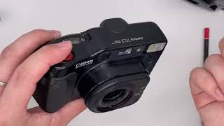 How to use The Canon Autoboy Tele film camera tutorial/ Guide