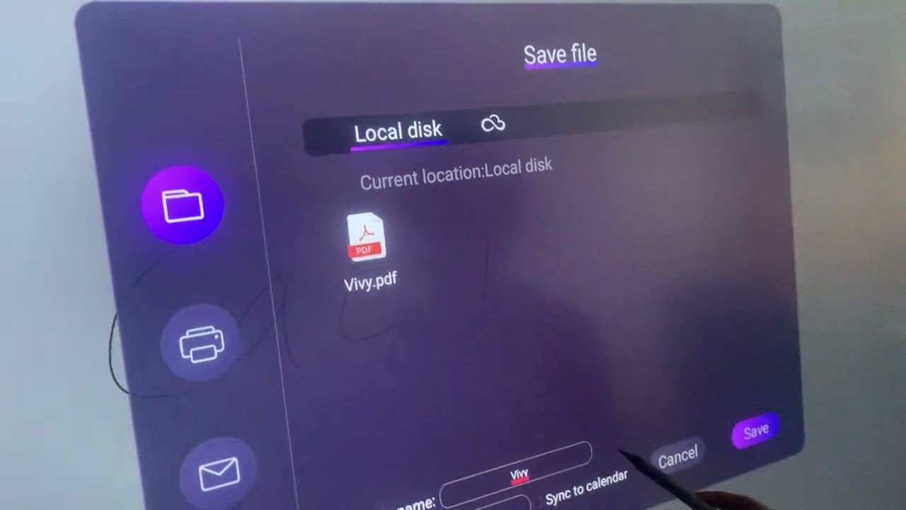HOW TO SAVE A WHITEBOARD FILE 2