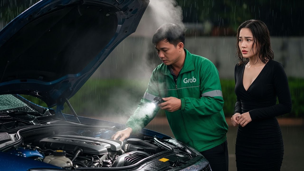 Anh Xe Ôm Giúp Cô Gái Lạ Sửa Xe Giữa Đêm, Hôm Sau Cô Trở Lại Với Lời Mời Khiến Anh Sững Sờ